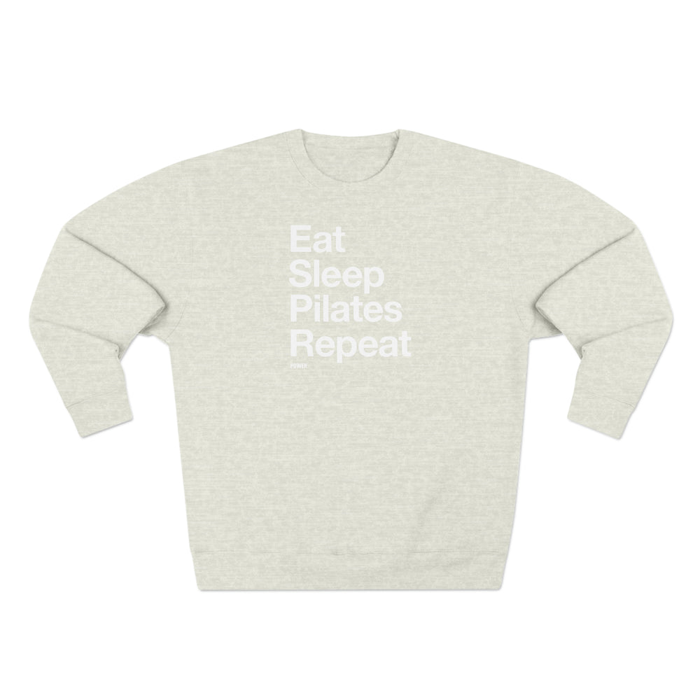 Eat. Sleep. Pilates. Repeat. Crewneck Sweatshirt